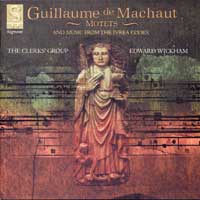 Clerks' Group : Guillaume de Machaut and Music from the Ivrea Codex : 1 CD : Edward Wickham :  : 011