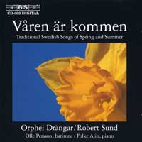 Orphei Drangar : Varen ar Kommen : 1 CD : Robert Sund : 833