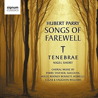 Tenebrae : Songs of Farewell : 1 CD : Nigel Short : sigcd267