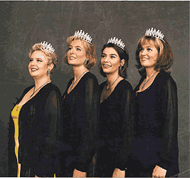 Growing Girls sweet adelines quartet