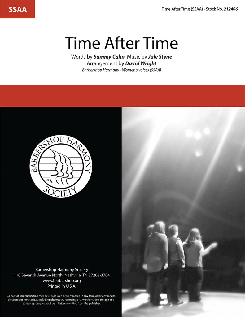 Time After Time : SSAA : David Wright : Sheet Music : 212406