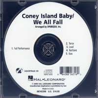 Close Harmony For Men : Coney Island Baby / We All Fall - Parts CD : TTBB : Parts CD :  : 884088063160 : 08745390