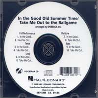 Close Harmony For Men : In The Good Old Summer Time / Take Me Out to the Ballgame - Parts CD : TTBB : Parts CD :  : 884088063108 : 08745388