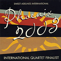 Sweet Adelines : Top Quartets 2003 : 00  1 CD : RC1011