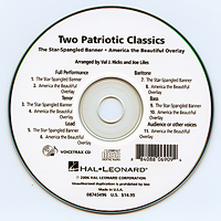 Close Harmony For Men : Two Patriotic Classics - Parts CD : TTBB : Parts CD :  : 884088069094 : 08745496