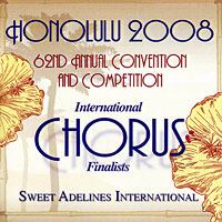 Sweet Adelines : Top Choruses 2008 : 1 CD : RC1020