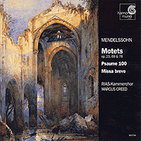 RIAS - Kammerchor : Mendelssohn - Psaumes : 1 CD : Marcus Creed : 901704