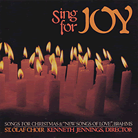 St. Olaf Choir : Sing For Joy : 1 CD : Kenneth Jennings :  : 269