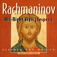 Seattle Pro Musica : Rachmaninov : 1 CD : Karen P. Thomas