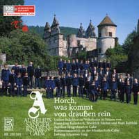 Aurelius Boys' Choir : German Folk Songs : 1 CD :  : 150031