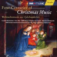 SWR Stuttgart Vocal Ensemble : Four Centuries of Christmas Music : 1 CD : Paul Goodwin :  : 93114