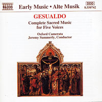Oxford Camerata : Celestial Harmonies - Gesualdo : 1 CD : Carlo Gesualdo : 8.557983