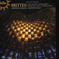 Corydon Singers : Benjamin Britten : 1 CD : Matthew Best : CDH55307