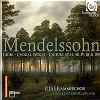 RIAS Kammerchor : Mendlessohn Opp, 41, 48, 59, 88 & 100 : 1 CD : Hans-Christoph Rademann :  : HMC 901992