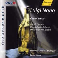 SWR Stuttgart Vocal Ensemble : Luigi Nono : 1 CD : Robert Huber :  : 93022