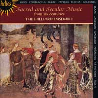 Hilliard Ensemble : Sacred & Secular Music from 6 Centuries : 1 CD : Paul Hiller :  : 55148