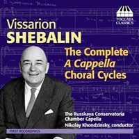 Russian Conservatory Chorus : Vissarion Shebalin - Complete A Cappella Choral Cycles : 1 CD : Edvard Grieg : 7033662011872
