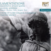 Choir of Clare College : Lamentations : 1 CD : Timothy Brown :  : 93775