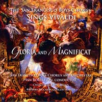 San Francisco Boys Chorus : Sings Vivaldi: Gloria and Magnificat : 1 CD : Ian Robertson