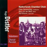 Netherlands Chamber Choir : Hugo Distler : 1 CD : Uwe Gronostay : Hugo Distler : 8711525517509 : 5175
