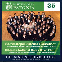 Estonian National Opera Boys' Choir : Rahvusooper  : 1 CD : 