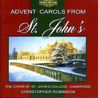 St John's College Choir, Cambridge : Advent Carols from St. John's : 1 CD : Christopher Robinson :  : NIM 5414