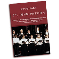 Hilliard Ensemble : Arvo Part - St. John Passion : DVD : Paul Hillier : Arvo Part : D4564