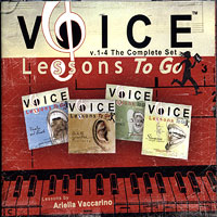 Ariella Vaccarino : Voice Lessons To Go - Complete Set : 4 CDs : 6 34479 80056 6
