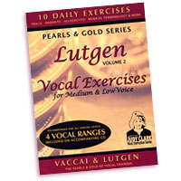 Judy Clark : Lutgen Vocal Exercise Vol 2 - Medium Low : 01 Book Warm Up & 1 CD : LMV-V2