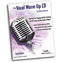 Ellen Johnson : The Vocal Warm Up CD - Female High and Low Voice : 01 Book & 1 CD Vocal Warm Up Exerci :  : VWUF