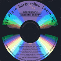 Barbershop Harmony Society : Just Plain Barbershop - CD Tenor : Parts CD : 4501