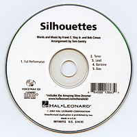 Close Harmony For Men : Silhouettes - Parts CD : TTBB : Parts CD :  : 884088138639 : 08746912