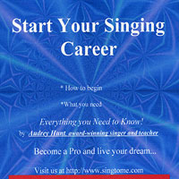 Audrey Hunt : Start Your Singing Career : 1 CD