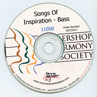 Barbershop Harmony Society : Songs of Inspiration - CD Bass : Parts CD : 4524