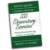 Zoltan Kodaly : 333 Elementary Exercises : Songbook : Zoltan Kodaly : 073999969443 : 48002815
