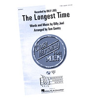 Close Harmony For Men : The Longest Time - 4 Charts and Parts CD : TTBB : Sheet Music & Parts CD : Billy Joel : 884088138660 : 08746913