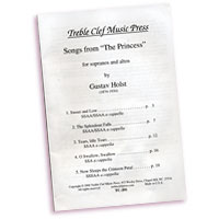Gustav Holst : The Princess : SSAA : Sheet Music : Gustav Holst : TC-201