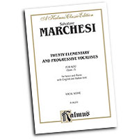 Mathilde Marchesi : Twenty Elementary and Progressive Vocalises, Op. 15 : Solo : Vocal Warm Up Exercises :  : 029156197112  : 00-K06295