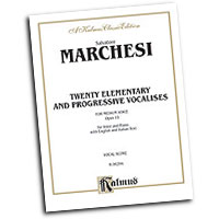 Mathilde Marchesi : Twenty Elementary and Progressive Vocalises, Op. 15 : Vocal Warm Up Exercises :  : 029156175547  : 00-K06294
