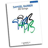 Samuel Barber : 65 Songs : Solo : Songbook : Samuel Barber : 884088478438 : 1423491270 : 50490045