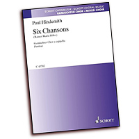 Paul Hindemith : Six Chansons : SATB : Songbook : Paul Hindemith : 073999477641 : 49001221