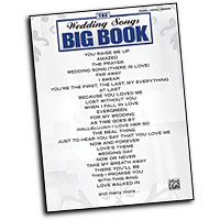 Various Arrangers : The Wedding Songs Big Book : Solo : Songbook : 884088685966 : 0739047663 : 00322086