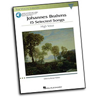 Johannes Brahms : 15 Selected Songs : Solo : Songbook & CD : Johannes Brahms : 884088185022 : 1423446631 : 00001141